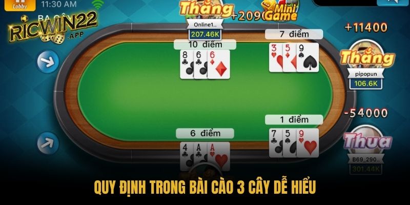 Chơi bài cào 3 cây đơn giản dễ hiểu cho tân thủ