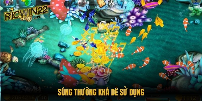 Súng thường khá dễ sử dụng