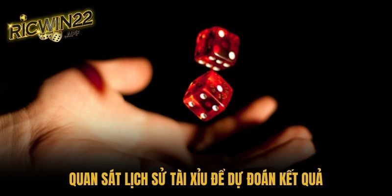 Quan sát lịch sử game Tài Xỉu để đoán kết quả ván sau hiệu quả